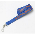 Royal Blue Polyester Lanyard 5/8" (15 mm) Wide